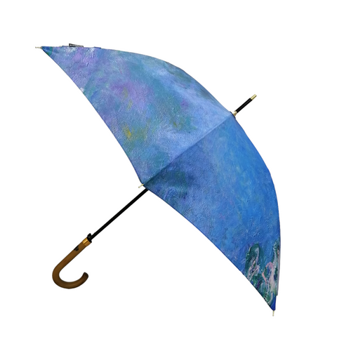 StormKing Art Monet Water Lillies Classic Stick Umbrella by Soake