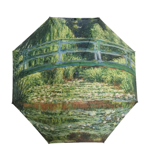 StormKing Folding Art Umbrella Monet Japanese Bridge by Soake