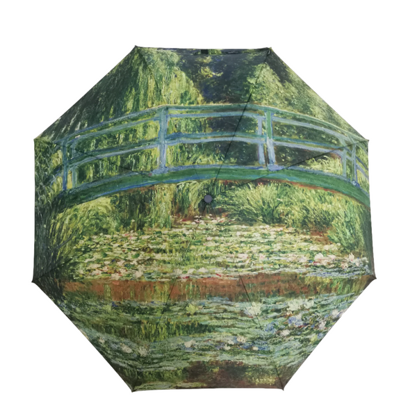 StormKing Folding Art Umbrella Monet Japanese Bridge by Soake