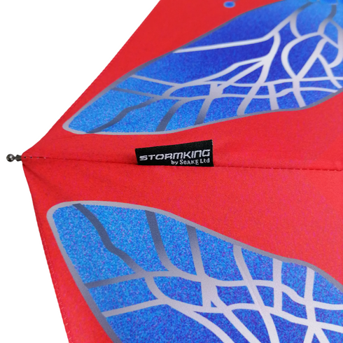StormKing Folding Nature Umbrella Stained Glass Butterfly