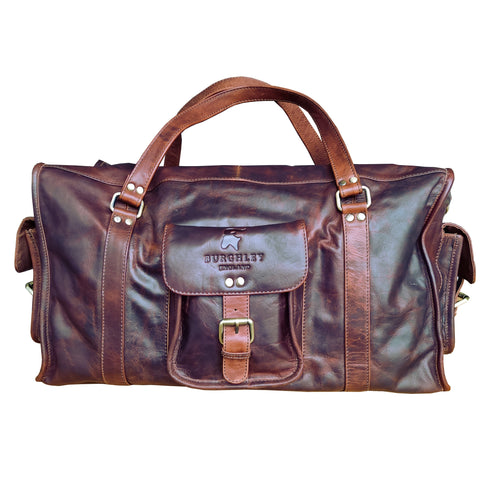 Stamford – Handmade Vintage Leather Travel Bag / Holdall