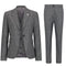 TPW51 - Women's Grey 3 Piece Prince Of Wales Check Suit