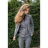 TPW51 - Women's Grey 3 Piece Prince Of Wales Check Suit