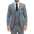IM33 - Men's 3 Piece Blue Tailored Fit Suit