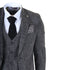 IM33 - Men's Black 3 Piece Tailored Fit Suit