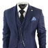 James - Men's 3 Piece Navy Blue Suit