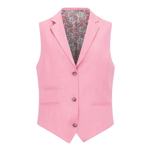 TP-16 - Women's 3 Piece Plain Pink Suit