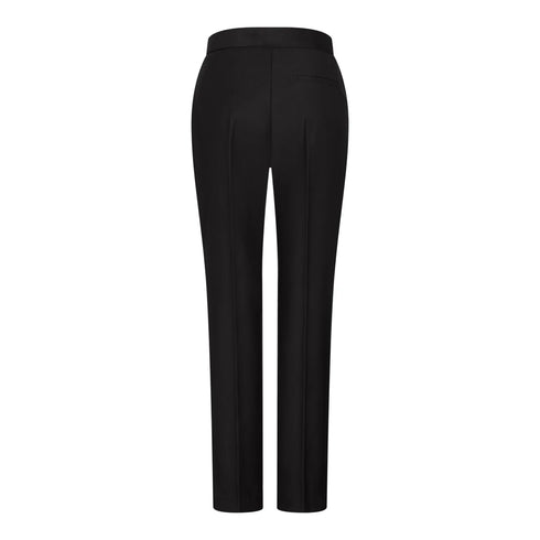 TPW-13 - Women's 3 Piece Plain Black Suit