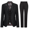 TPW-13 - Women's 3 Piece Plain Black Suit