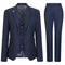 TPW-14 - Women's 3 Piece Plain Navy Blue Suit