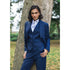 TPW-14 - Women's 3 Piece Plain Navy Blue Suit