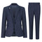 TPW-AK-04 - Women's Navy 3 Piece Herringbone Tweed Suit