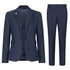 TPW-AK-04 - Women's Navy 3 Piece Herringbone Tweed Suit