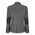 wsn01 - Women Grey Suit Blazer Waistcoat & Trousers in Tweed Herringbone