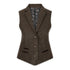 wsn04 - Women's Brown Tweed Blazer Waistcoat & Trouser Classic Suit