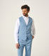 Skopes Lucien Suit Waistcoat For Men in Sky Blue, 34R-62R