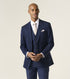 Skopes Caspian Suit Tailored Fit Jacket For Men in Navy Blue, 36S-64L