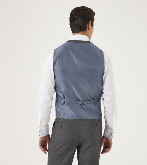 Skopes Men's Harcourt Tailored Fit Waist Coat in Grey 34 to 62 Regular
