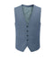 Skopes Lucien Suit Waistcoat For Men in Teal Blue, 34R-62R