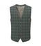 Skopes Parker Suit Waistcoat For Men in Green Check, 34R-62R