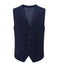 Skopes Atkinson Suit Waistcoat For Men in Navy Blue Corduroy, 34R to 62R