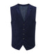Skopes Atkinson Suit Waistcoat For Men in Navy Blue Corduroy, 34R to 62R