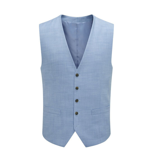 Skopes Lucien Suit Waistcoat For Men in Sky Blue, 34R-62R