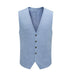 Skopes Lucien Suit Waistcoat For Men in Sky Blue, 34R-62R