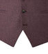 Skopes Jodrell Suit Waistcoat For Men in Berry Marl, 36R-62R