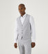 Skopes Jude Suit Waistcoat For Men's in Silver Herringbone, 34R to 58R