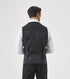 Skopes Darwin Suit Waistcoat For Men's in Black Stripe, 34S to 72L