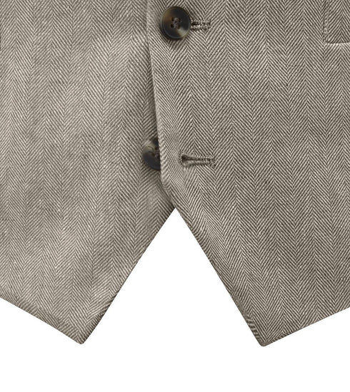 Skopes Calvados Suit Waistcoat For Men in Stone Beige, 36R-62R