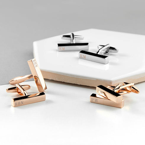 Personalised Bar Cufflinks