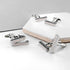 Engraved Special Coordinates Bar Cufflinks