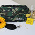 Wash Bag - Green Camo Print