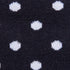 Navy Polka Dot Bamboo Socks