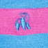 Pink and Blue Striped Bamboo Socks