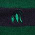 Racing Green Striped Bamboo Socks (Comfort Cuff)