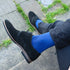 Spotted Royal Blue Bamboo Socks