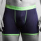Bamboo Boxers - Navy / Green Band