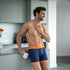 Bamboo Boxers - Navy / Orange Band