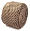 plain caramel beige skinny knitted tie