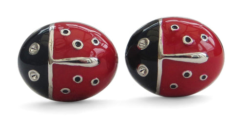 ladybird cufflinks