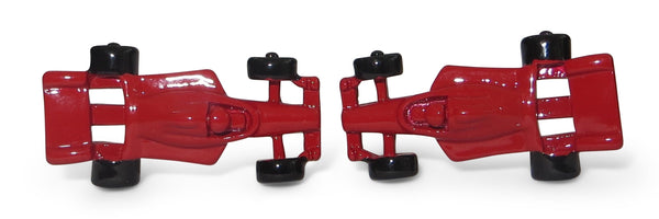 red race car cufflinks