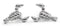 silver style lobster cufflinks