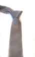 plain silver grey tie