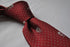 burgundy maroon tie with skulls design