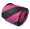 pink and grey barber striped tie