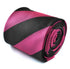 pink and grey barber striped tie