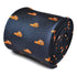 navy tie with clown fish pattern